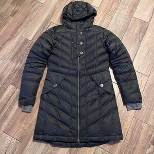 Cabela's Womens Dark Gray Goose Down 650 Jacket Size M EUC